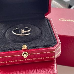Authentic Cartier Silver Nail Ring